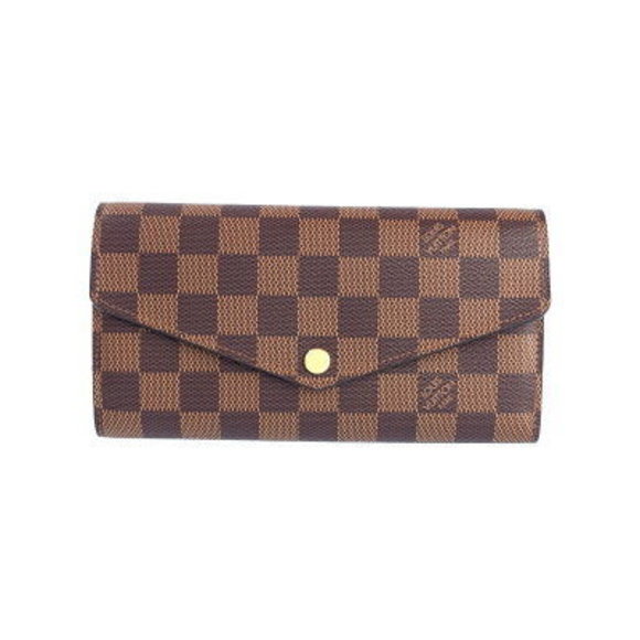 Louis Vuitton Damier Portefeuille Sarah Bifold Long Wallet - Picture 1 of 5